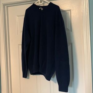 Men’s cashmere sweater navy